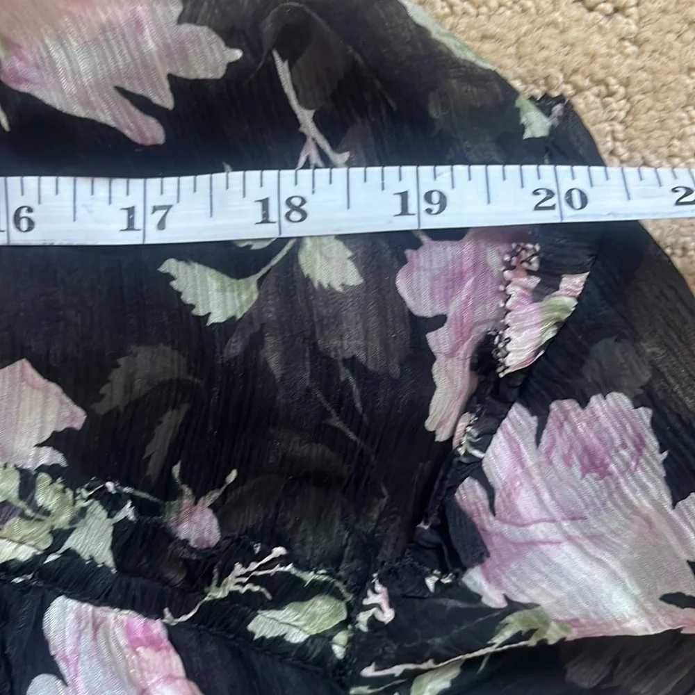 Ulla Johnson Silk Dahlia Rose Floral Print Dress Sz 0 but roomy. Pls see photos. - Picture 10 of 11